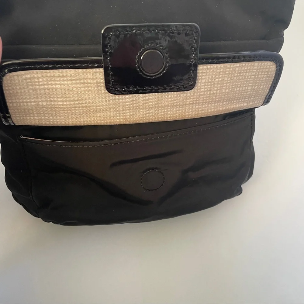 Brighton Black Crossbody Bag with Silver Accents - Picture 2 of 11